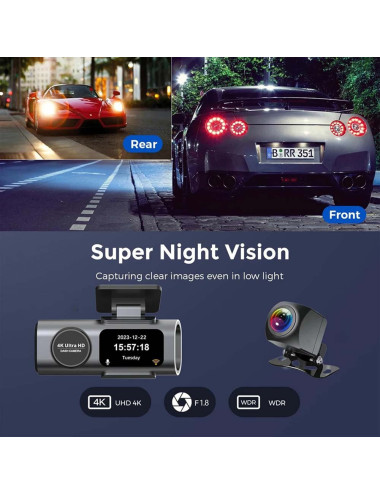 4K ULTRA HD CAR DASH CAMERA