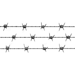 Barbed Wire 12G x 12G x ''4'' x 200 MTR x 30 KGS - H.D - CHN