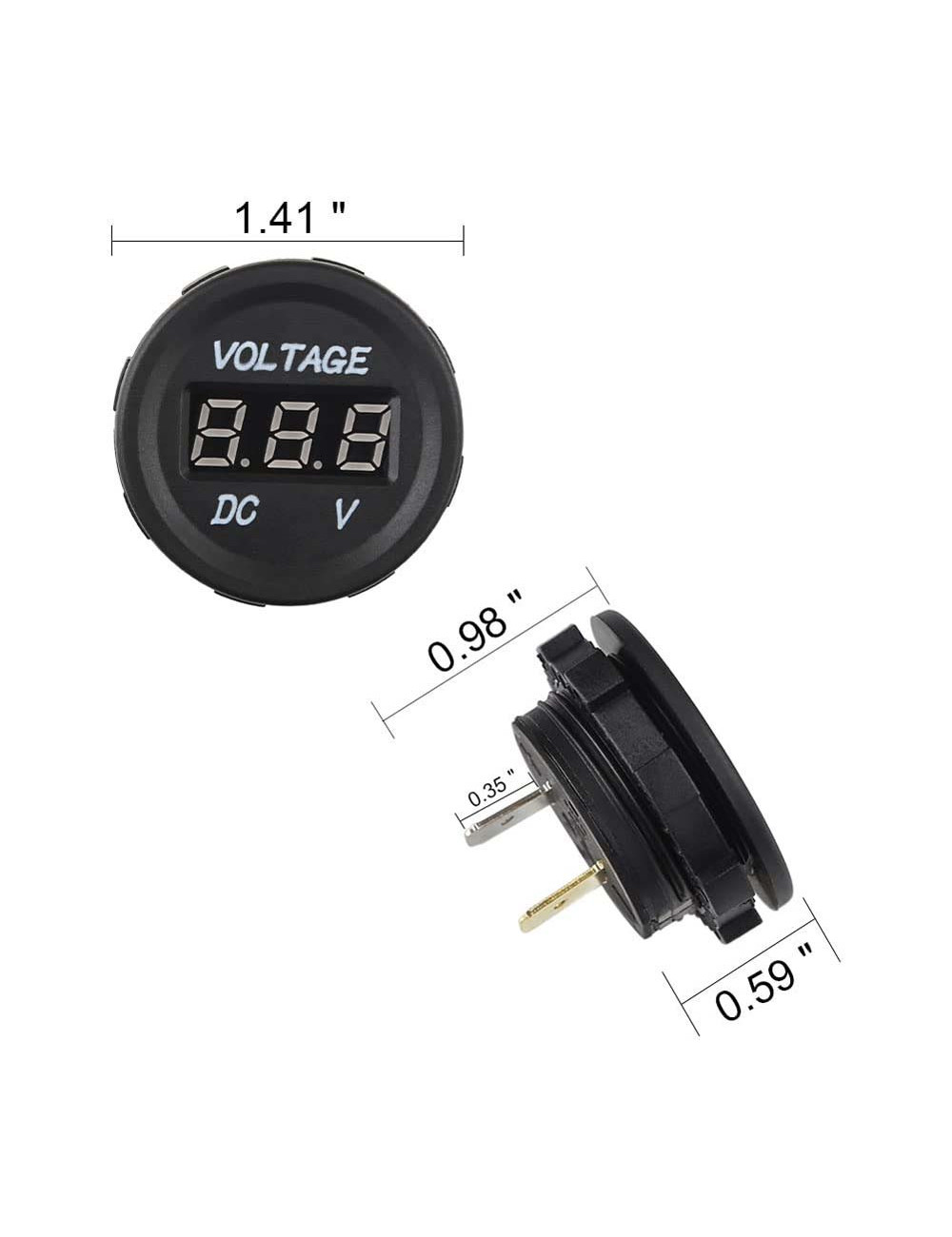 USB005 USB CAR VOLTAGE METTER