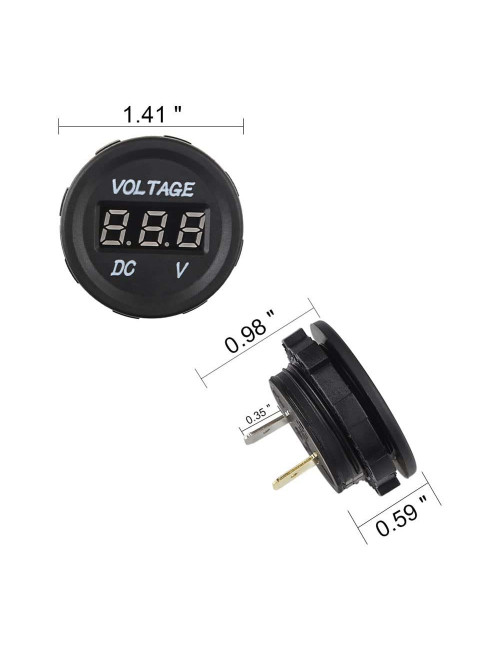 USB005 USB CAR VOLTAGE METTER