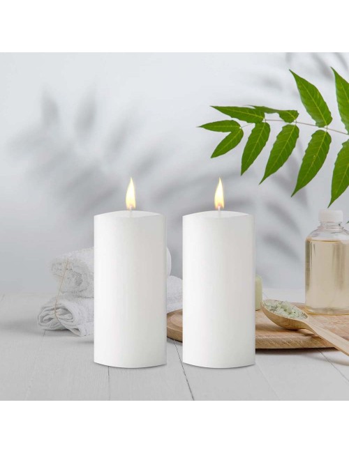 AR-21695-P WAX CANDLE 2 PICES SET