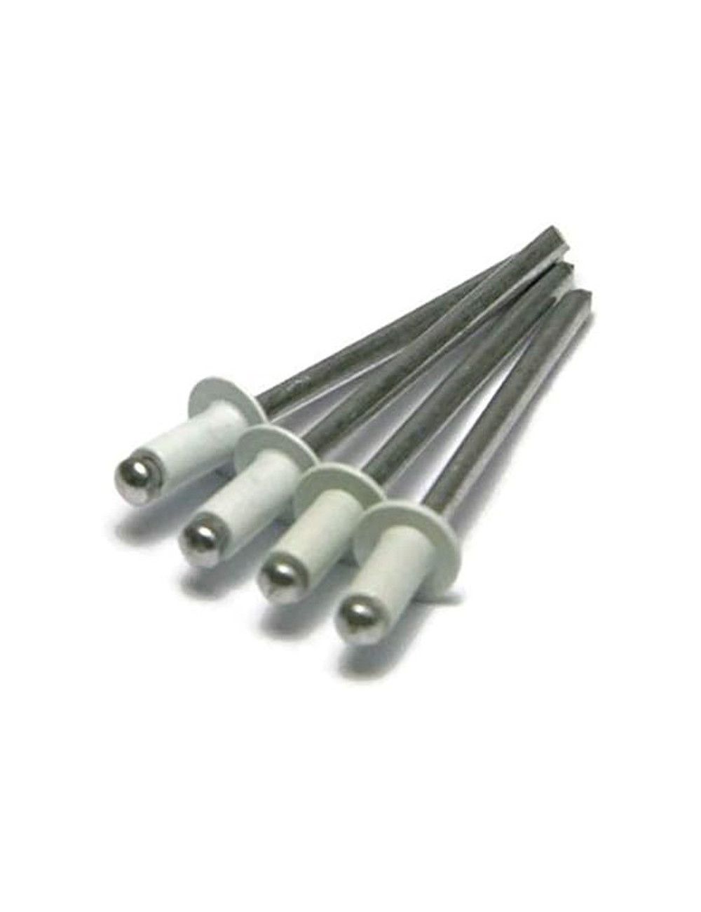 BLIND ALUMINIUM RIVET WHITE 4 x 8 MM