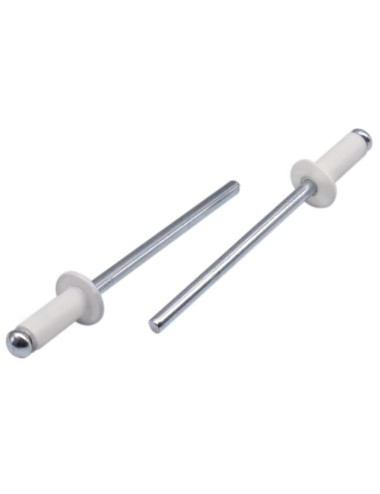 برشام المونيوم ابيض 3.2 × 10.2 بحريني