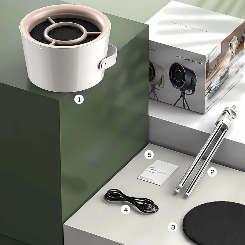 DESKTOP RANGE HOOD SMOKE EXHAUST FAN