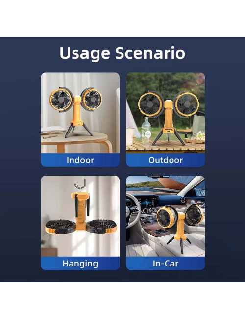 F7300 OUTDOOR FAN WITH LIGHT