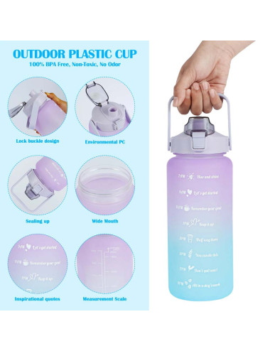 WB24047 WATER BOTTLE 2000ML