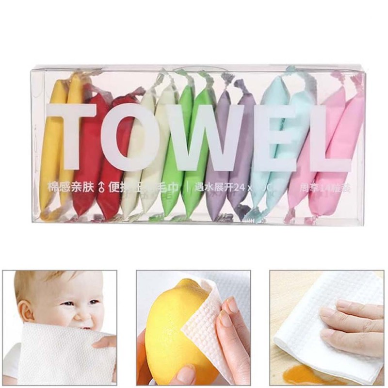 PORTABLE COMPRESSED TOWEL