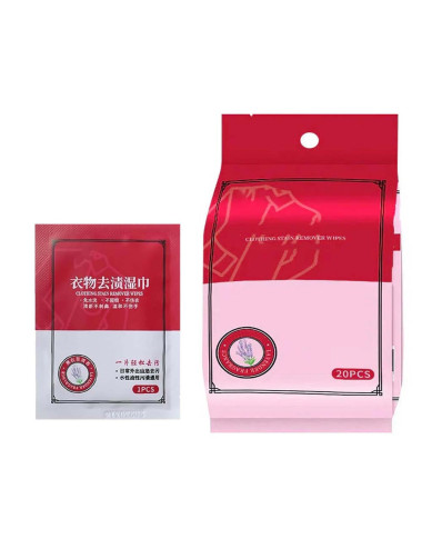 CLOTHING STAIN REMOVER WIPES TOWEL