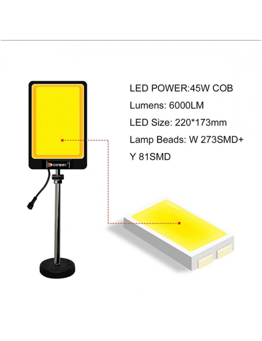 TM38 LED CAMPING COB LIGHT
