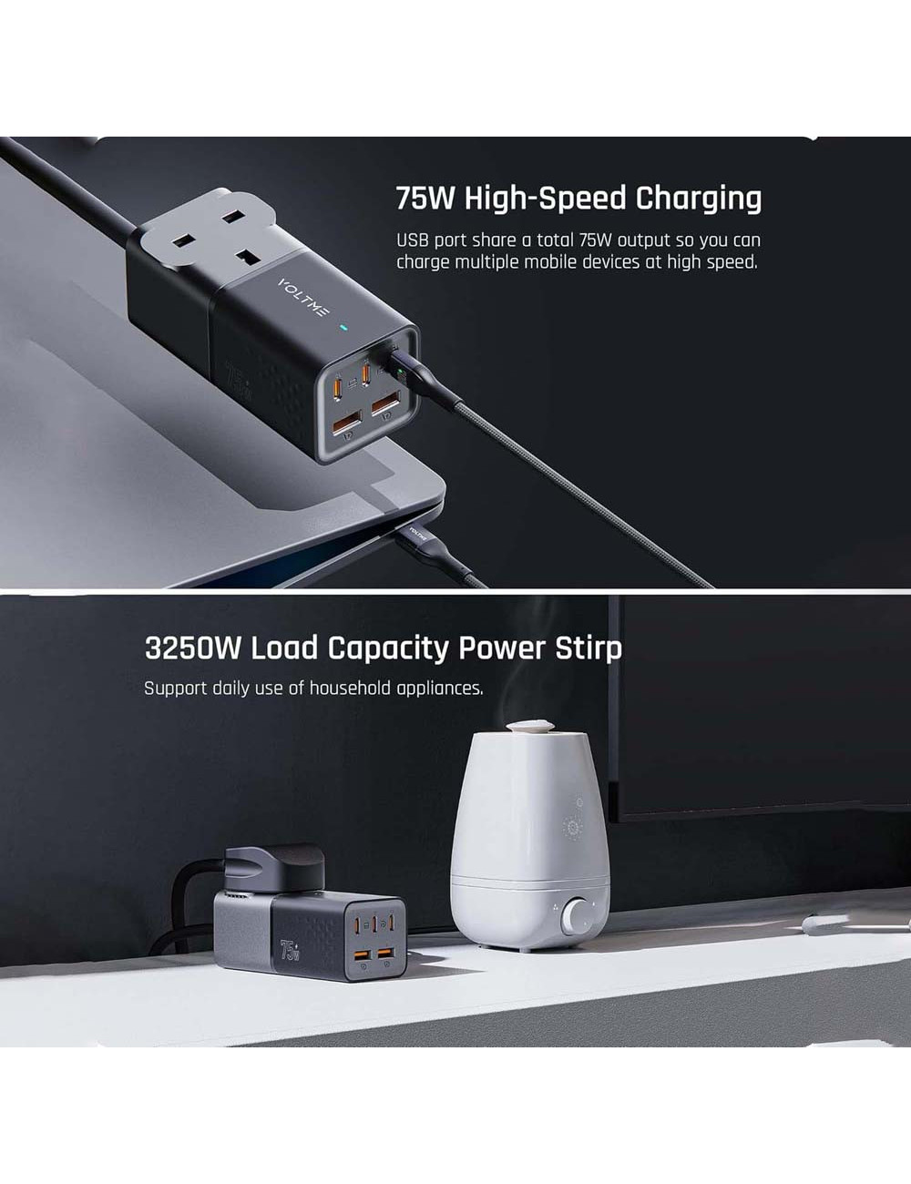VOLTME VITO POWERSTRIP AC + DC