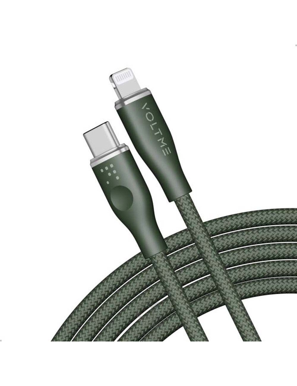 وصلة شاحن 1.2 متر ملون TYPE-C TO LIGHTING