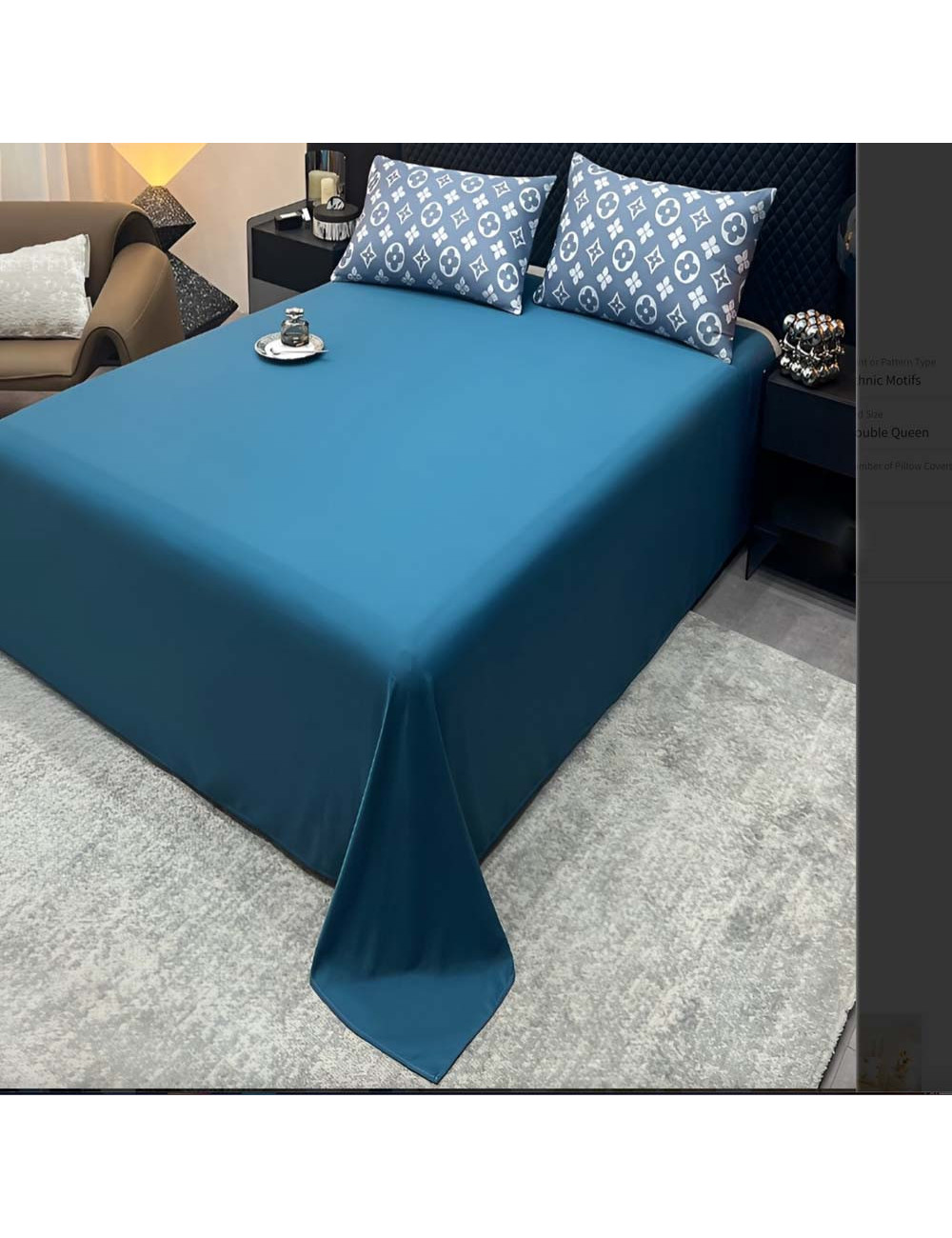 AB-2 220*240 طقم ديباج سرير 4قطعة