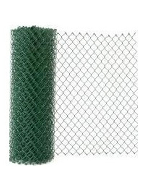 PVC CHAIN LINK FENCE GREEN 2.5"x2.5"x3MMx1.8x15MTRx26.