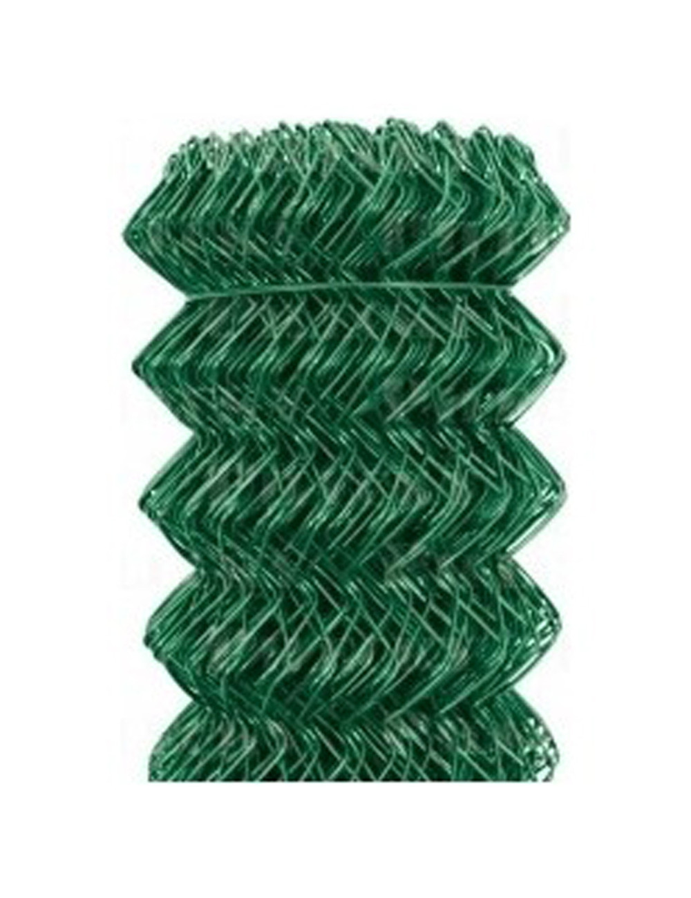 PVC CHAIN LINK FENCE GREEN 2.5"x2.5"x3MMx1.8x15MTRx26.