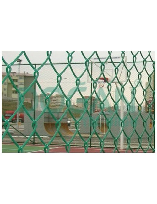 PVC CHAIN LINK FENCE GREEN 2.5"x2.5"x3MMx1.8x15MTRx26.