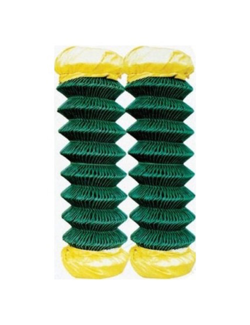 PVC CHAIN LINK FENCE GREEN 2.5"x2.5"x3MMx1.8x15MTRx26.