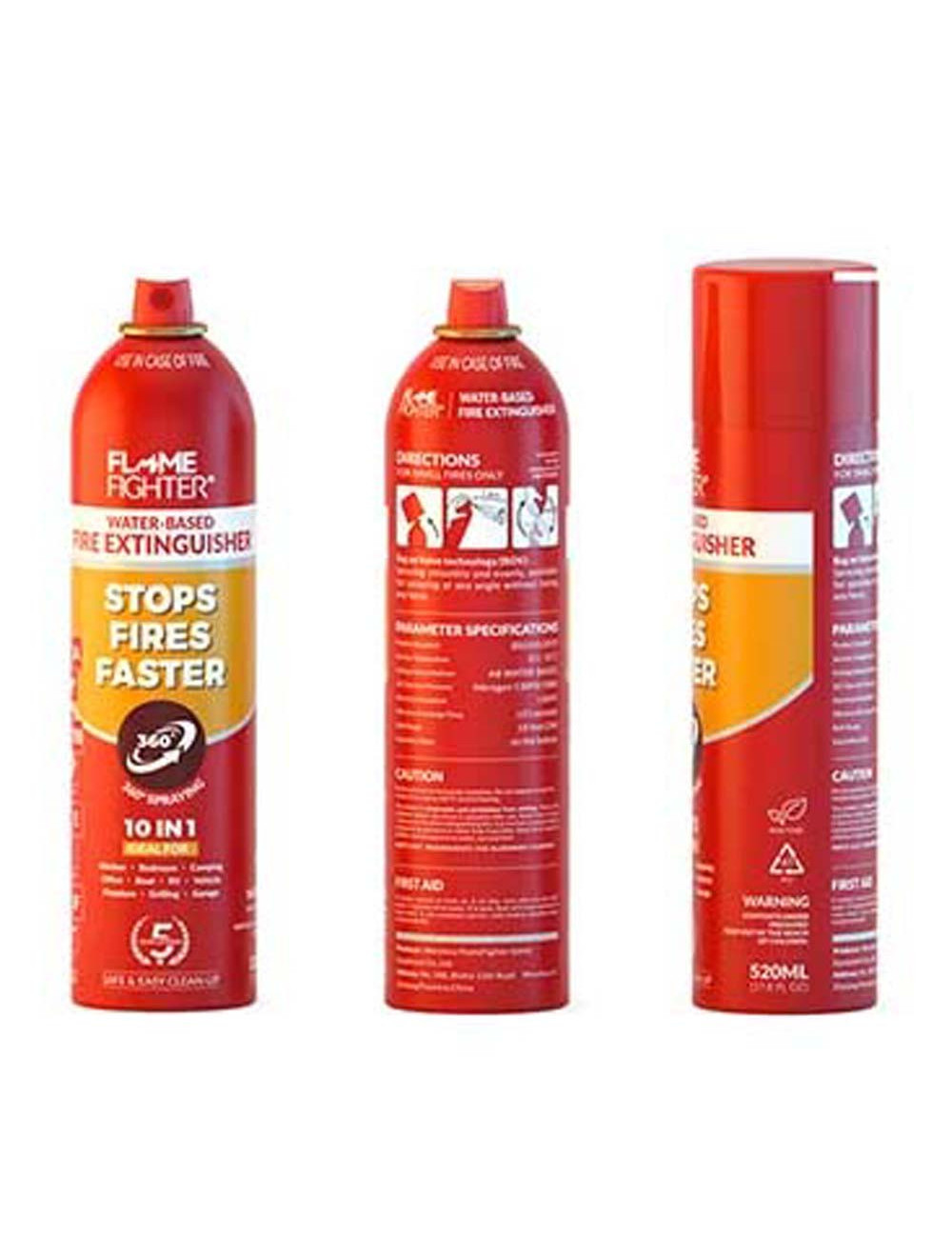 VAPOR FIRE EXTINGUISHER SPRAY 520ML