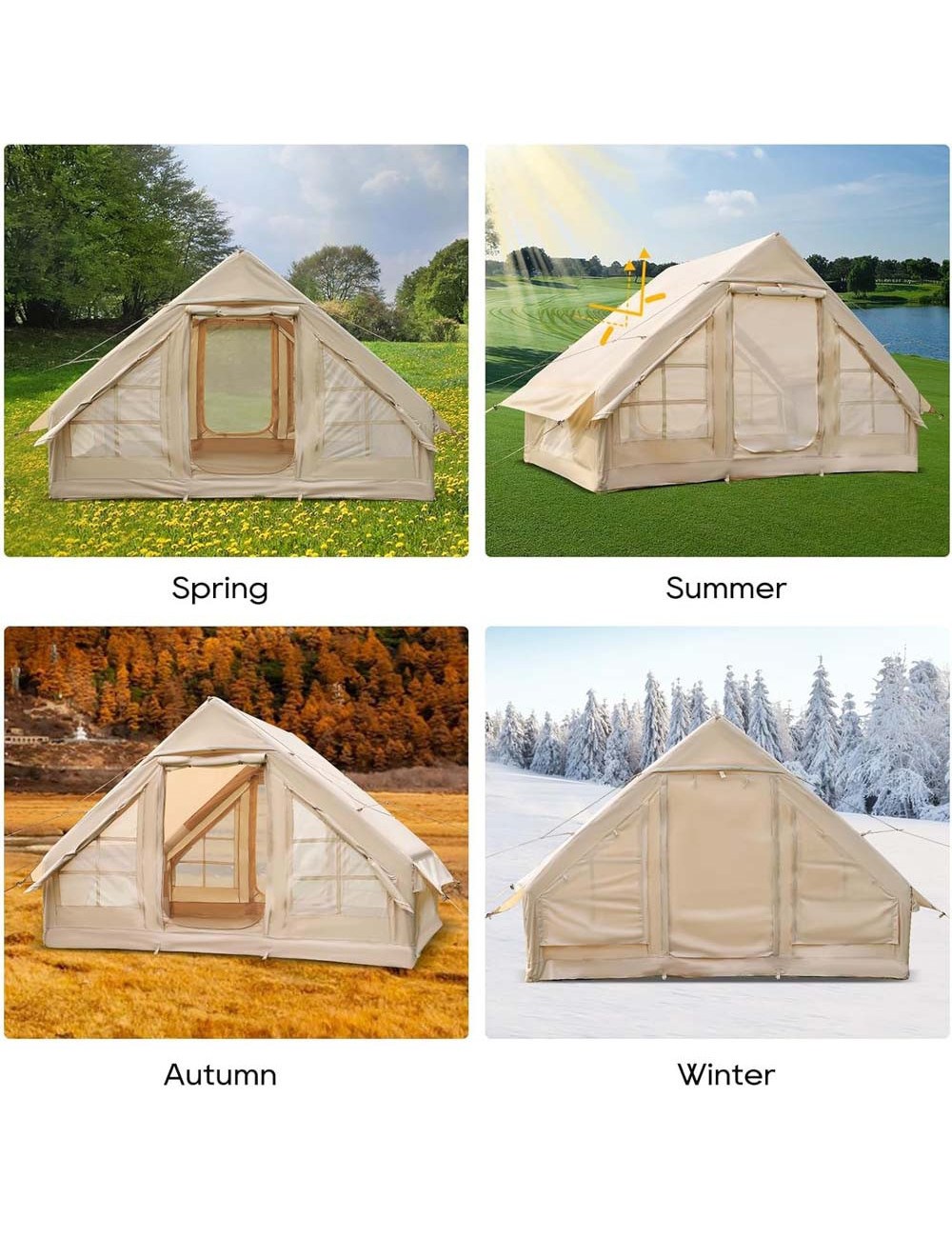 CM-087 INFLATABLE OUTDOOR TENT 3 X 2.1 X 2MTR