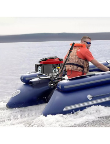 HY-OBM980 GASOLINE BOAT ENGINE WITH-OUT BATTERY HAND OPERATED COIL START WITH-OUT REVERS FUNTION