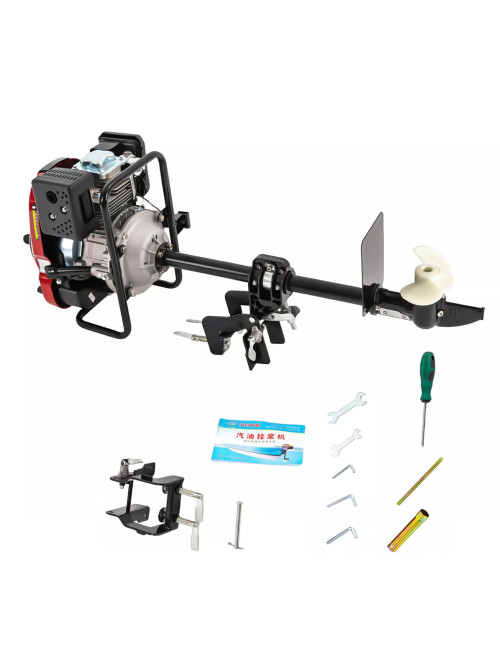 HY-OBM980 GASOLINE BOAT ENGINE WITH-OUT BATTERY HAND OPERATED COIL START WITH-OUT REVERS FUNTION
