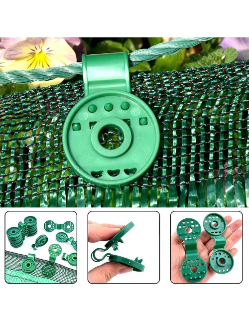 CM-083 SUNSHADE NET HOOK RETAINING GREEN