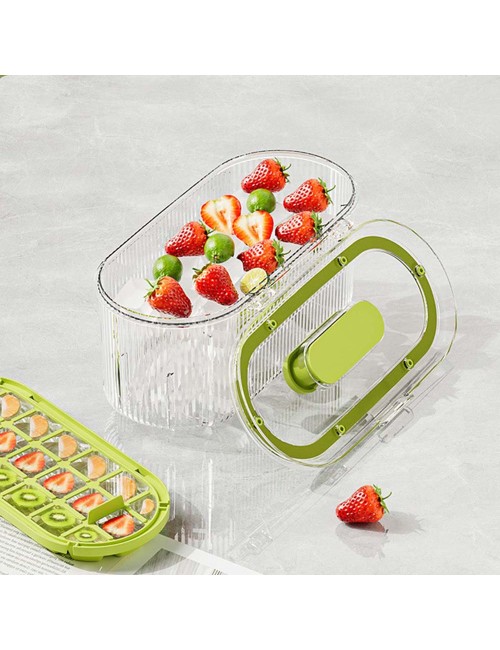 LZH-048 ICE GRIDE BOX SINGLE TRAY GREEN