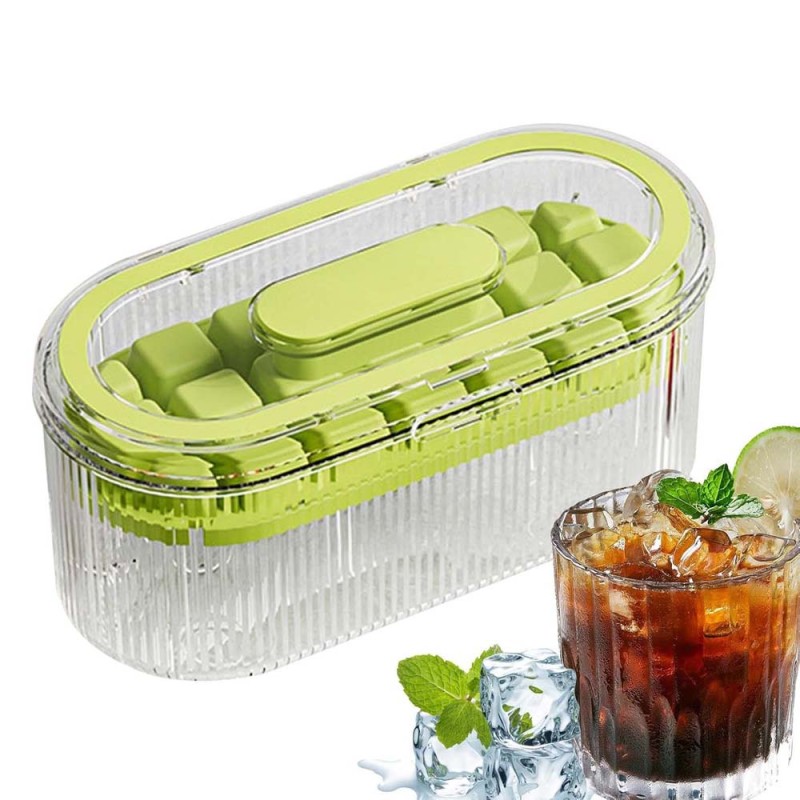 LZH-048 ICE GRIDE BOX SINGLE TRAY GREEN