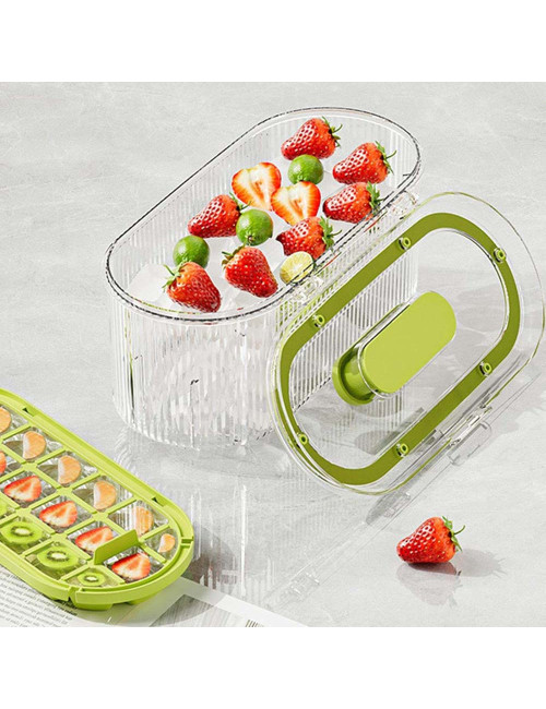 LZH-050 ICE GRIDE BOX DOUBLE TRAY GREEN