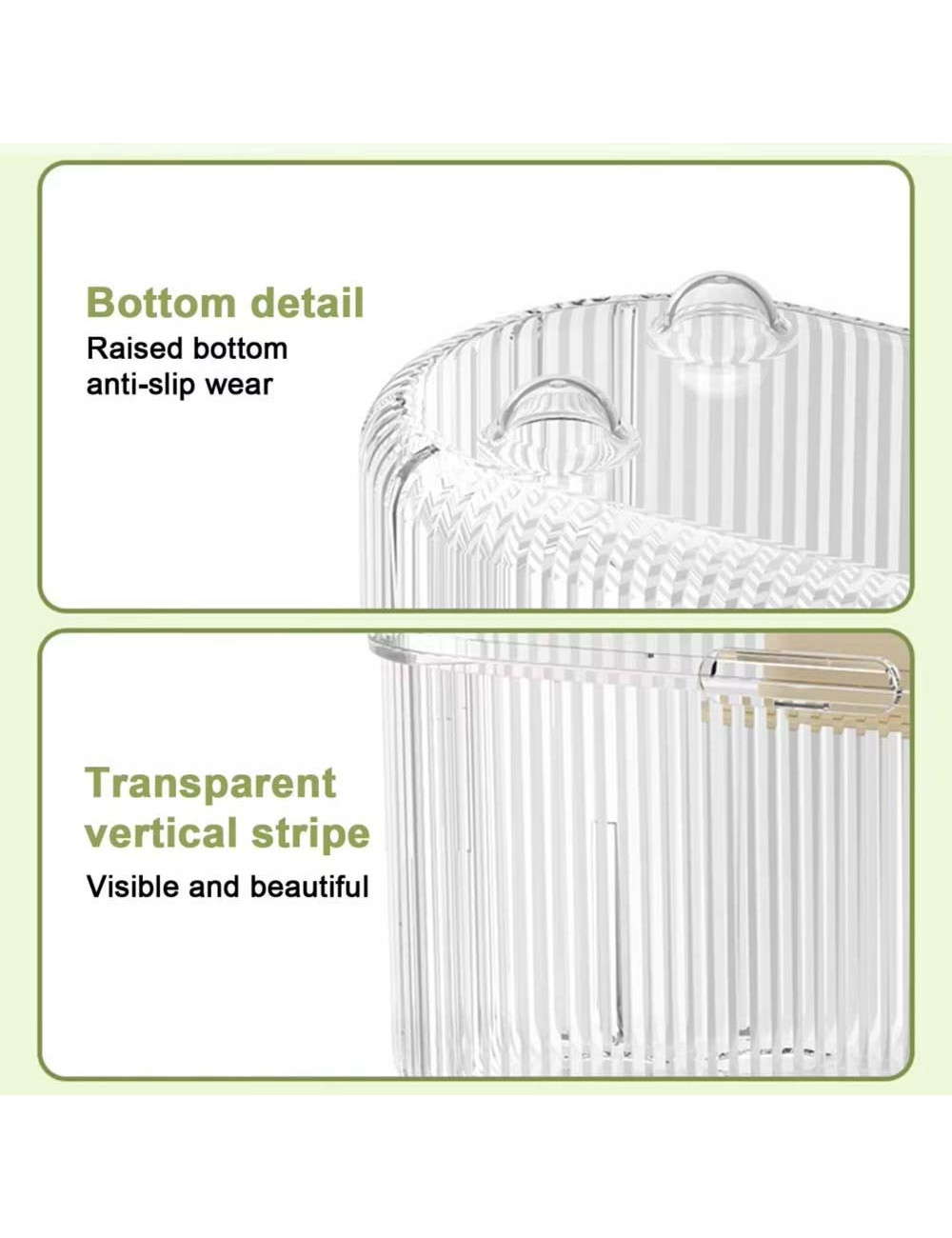 LZH-050 ICE GRIDE BOX DOUBLE TRAY GREEN