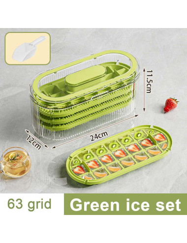 LZH-052 بوكس مكعبات ثلج اخضر
