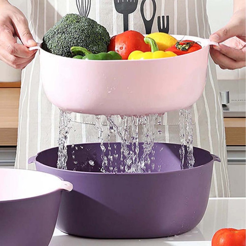LZH-058 DOUBLE LAYER DRAINAGE BASKET
