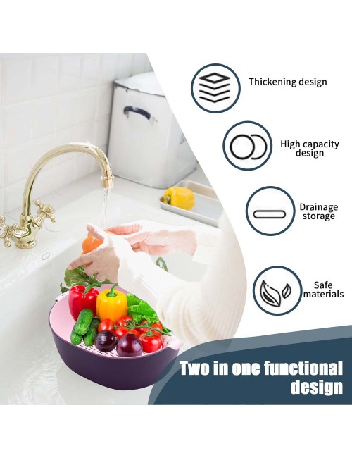 LZH-058 DOUBLE LAYER DRAINAGE BASKET