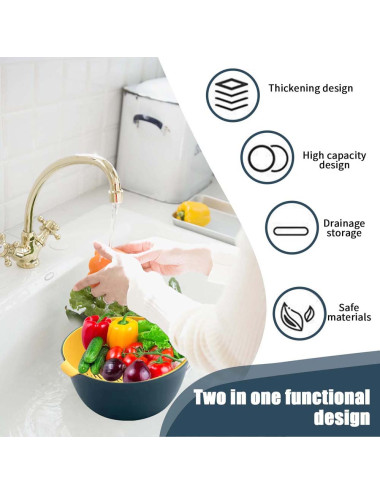 LZH-059 DOUBLE LAYER DRAINAGE BASKET