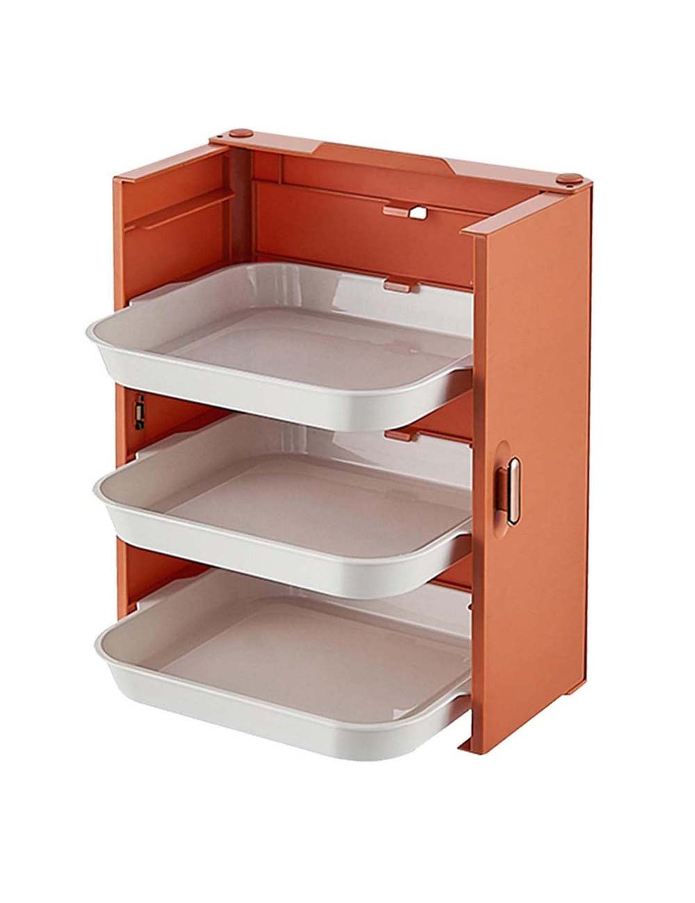 LZH-064 علاقة اوانى مطبخ طوفة 3 طابق اصفر