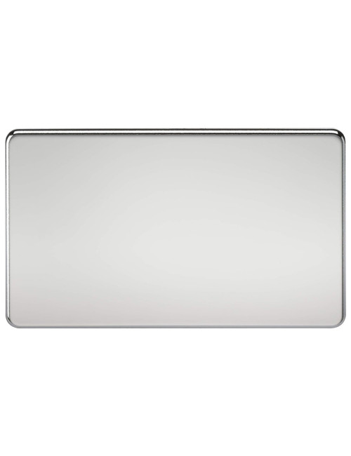 SCW S/L SCAME MODERNA ELECTRIC BOX COVER CHROME 3 X 6