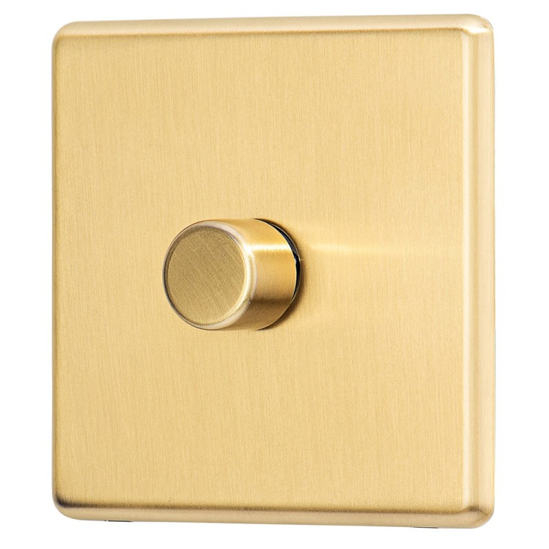 PBB S/L W SCAME MODERNA SINGLE SWITCH GOLD