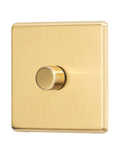 PBB S/L W SCAME MODERNA SINGLE SWITCH GOLD