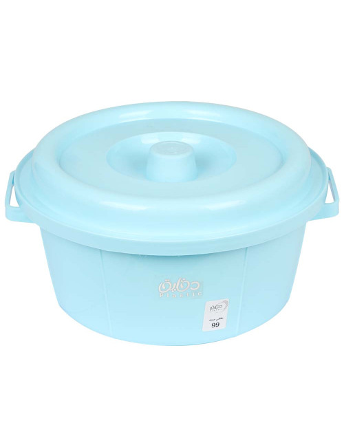 99 صندوق خبز بلاستيك مدور مع غطاء