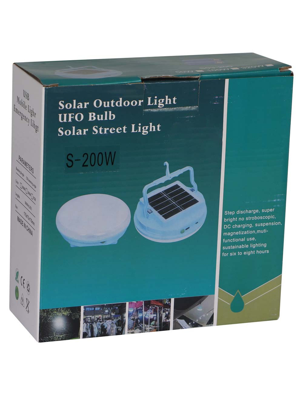 S-200W SOLAR OUTDOOR LIGHT