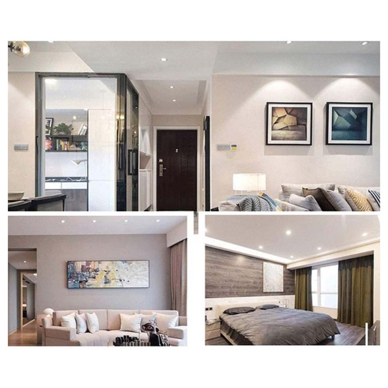 لمبة مدور 4" 8وات ابيض KW1454