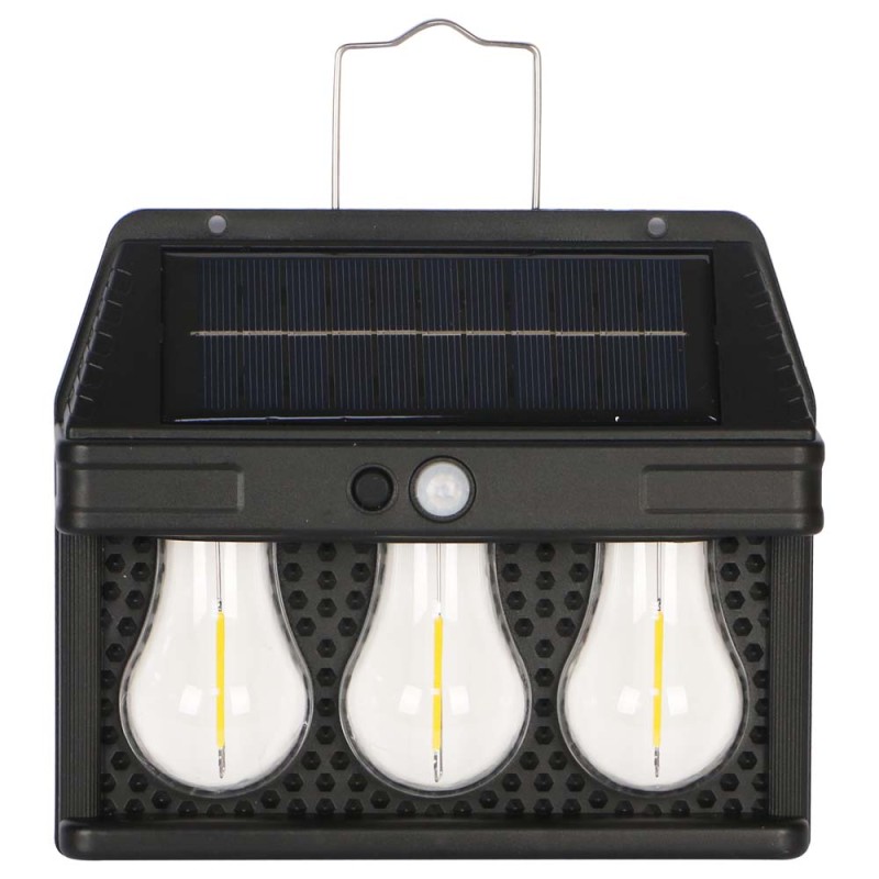 HW779-3W SOLAR WALL LAMP 3BULB