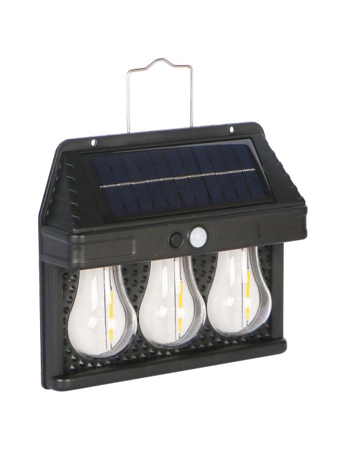 HW779-3W SOLAR WALL LAMP 3BULB