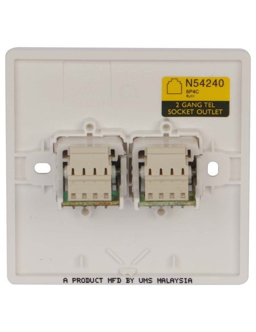 N54240 TELEPHONE SOCKET DOUBLE