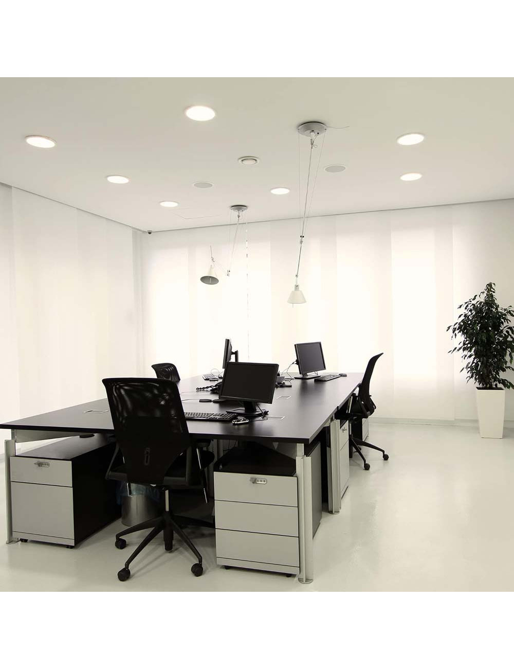 لمبة مدور 12 وات 6 " ابيض KW1434