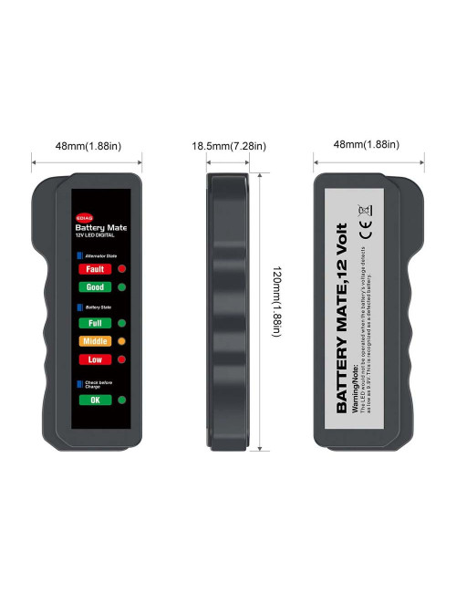 S DIGITAL BATTERY TESTER 12V