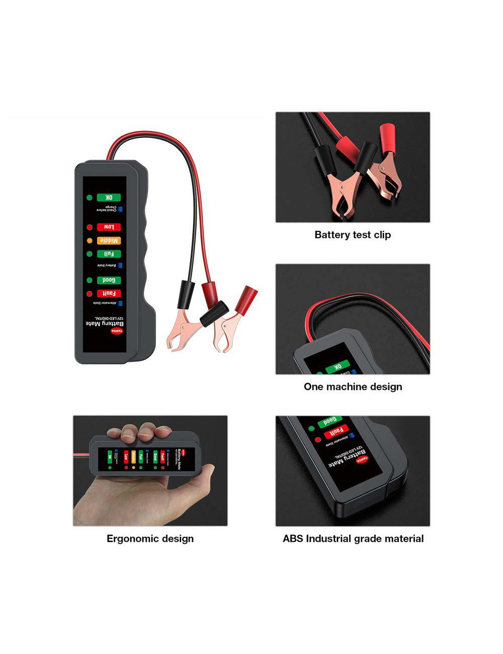 S DIGITAL BATTERY TESTER 12V