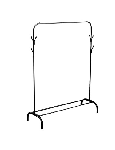 استاند علاقة ملابس حديد ابيض 110 × 150 × 40 سانتي