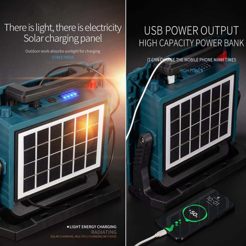 W8121-3 SOLAR EMERGENCY FLOOD LIGHT 800W