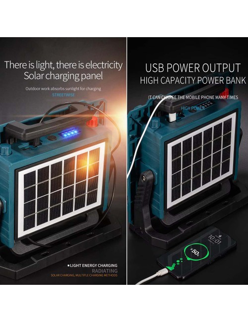 W8121-3 SOLAR EMERGENCY FLOOD LIGHT 800W