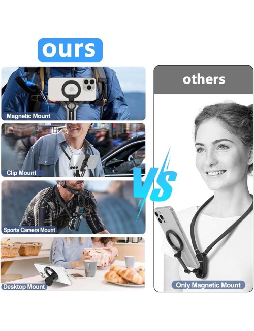 4IN1 SMART PHONE MAGNETIC NECK HOLDER